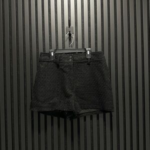 House of Harlow Black Tweed Shorts